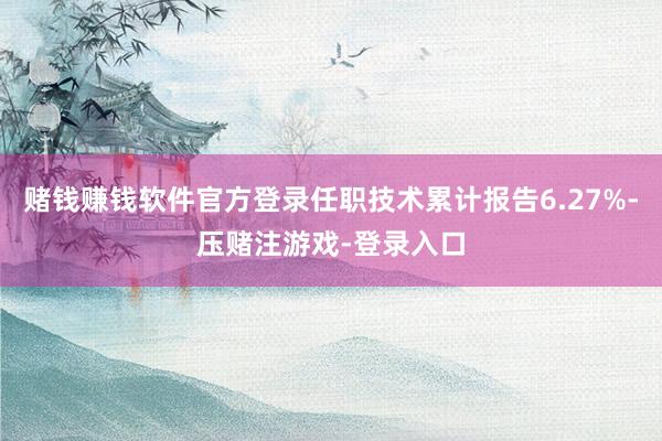 赌钱赚钱软件官方登录任职技术累计报告6.27%-压赌注游戏-登录入口