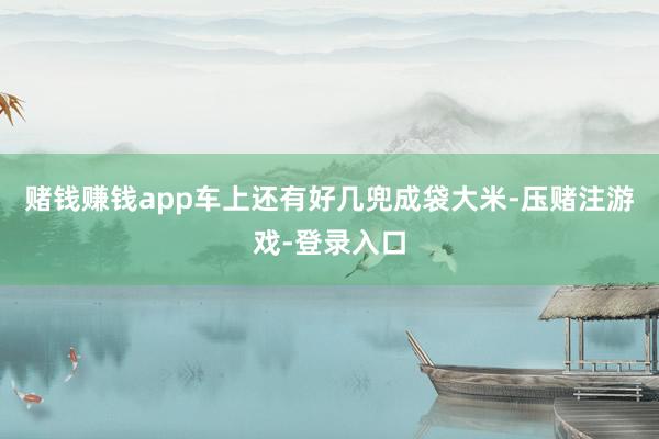 赌钱赚钱app车上还有好几兜成袋大米-压赌注游戏-登录入口