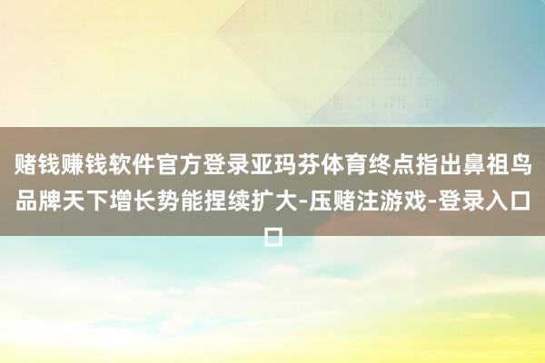 赌钱赚钱软件官方登录亚玛芬体育终点指出鼻祖鸟品牌天下增长势能捏续扩大-压赌注游戏-登录入口