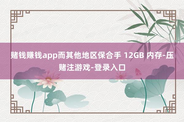赌钱赚钱app而其他地区保合手 12GB 内存-压赌注游戏-登录入口